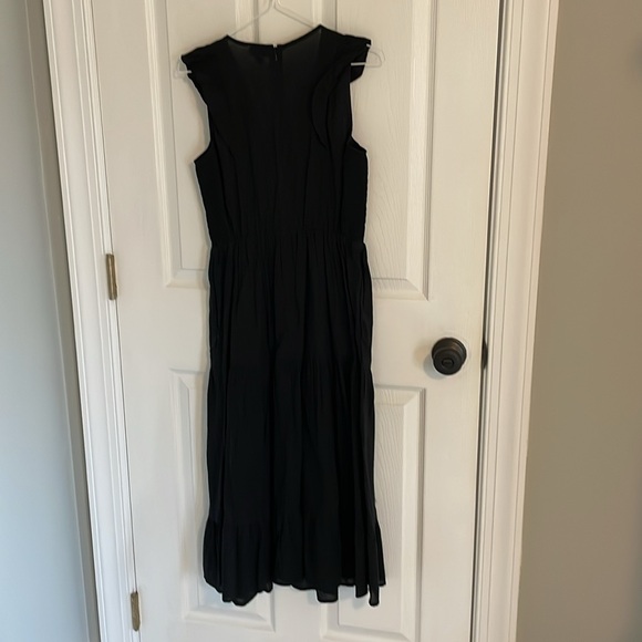 NWT J. Crew Factory V-neck smocked midi dress, size 00 - Picture 4 of 5